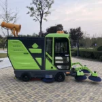 MS-2300S All-round King Four-wheel Five-brush Enclosed Dual-fan Sweeper - Image 4