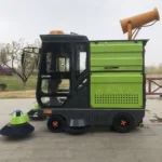 MS-2500S Four-wheel Five-brush Enclosed Dual-fan Sweeper - Image 3