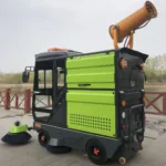 MS-2500S Four-wheel Five-brush Enclosed Four-fan Sweeper - Image 4