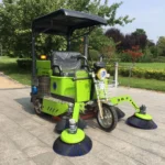 MS-15 Three-wheel Five-brush Sunshade Ride-on Sweeper