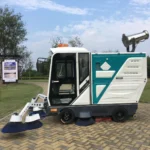 MS-2300S Four-wheel Five-brush Enclosed Four-fan Sweeper