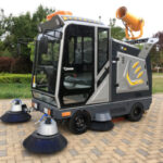 MS-Starship Four-wheel Five-brush Enclosed Dual-fan Sweeper