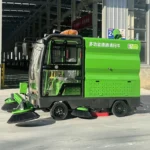 MS-2600J Four-wheel Five-brush Enclosed Dual-fan Sweeper - Image 4