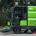 MS-2500J Four-wheel Five-brush Enclosed Dual-fan Sweeper - Image 6