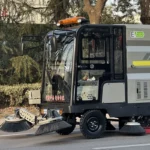 MS-2500J Four-wheel Five-brush Enclosed Dual-fan Sweeper - Image 5
