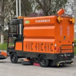MS-2500J Four-wheel Five-brush Enclosed Dual-fan Sweeper - Image 3