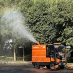 MS-2500 Four-wheel Five-brush Fully Enclosed Sweeper with Dual Fans