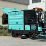 MS-2500ZX Four-wheel Five-brush Enclosed Four-fan Self-discharging Sweeper - Image 10
