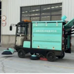 MS-2500ZX Four-wheel Five-brush Enclosed Four-fan Self-discharging Sweeper - Image 12