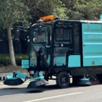 MS-2500ZX Four-wheel Five-brush Enclosed Four-fan Self-discharging Sweeper - Image 3