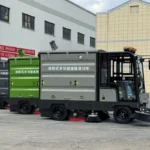 MS-2500ZX Four-wheel Five-brush Enclosed Four-fan Self-discharging Sweeper - Image 4
