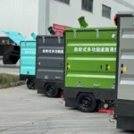 MS-2500ZX Four-wheel Five-brush Enclosed Four-fan Self-discharging Sweeper - Image 6