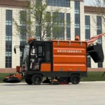 MS-2500ZX Four-wheel Five-brush Enclosed Four-fan Self-discharging Sweeper